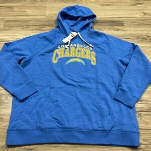 NFL Team Apparel Los Angeles Chargers Light Blue Pullover Hoodie Men’s 2XL NWT